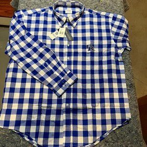 KENTUCKY WILDCATS FLANNEL 2XL SHIRT-NEW W TAGS  RETAIL $65